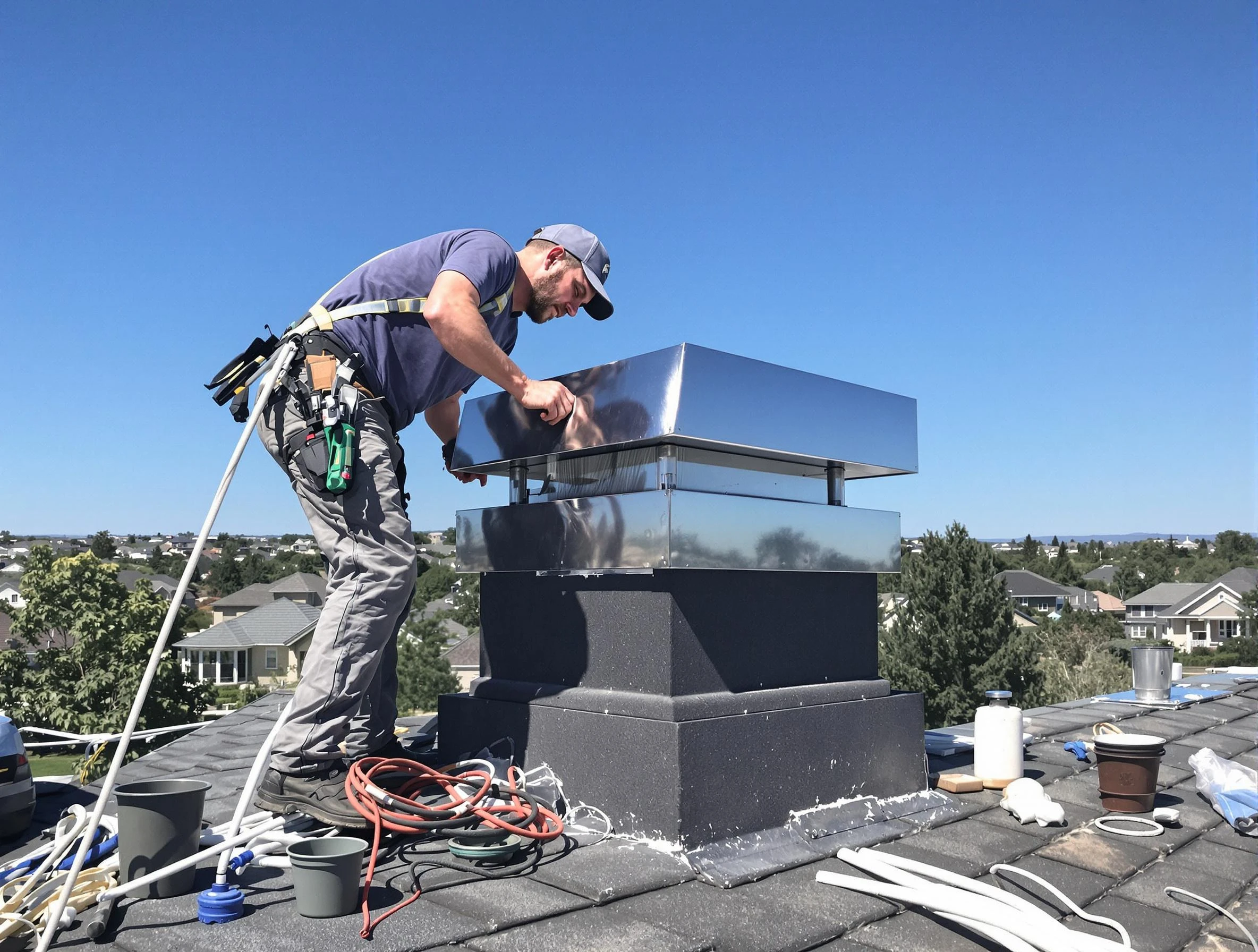 Chimney Cap Services in Braintree