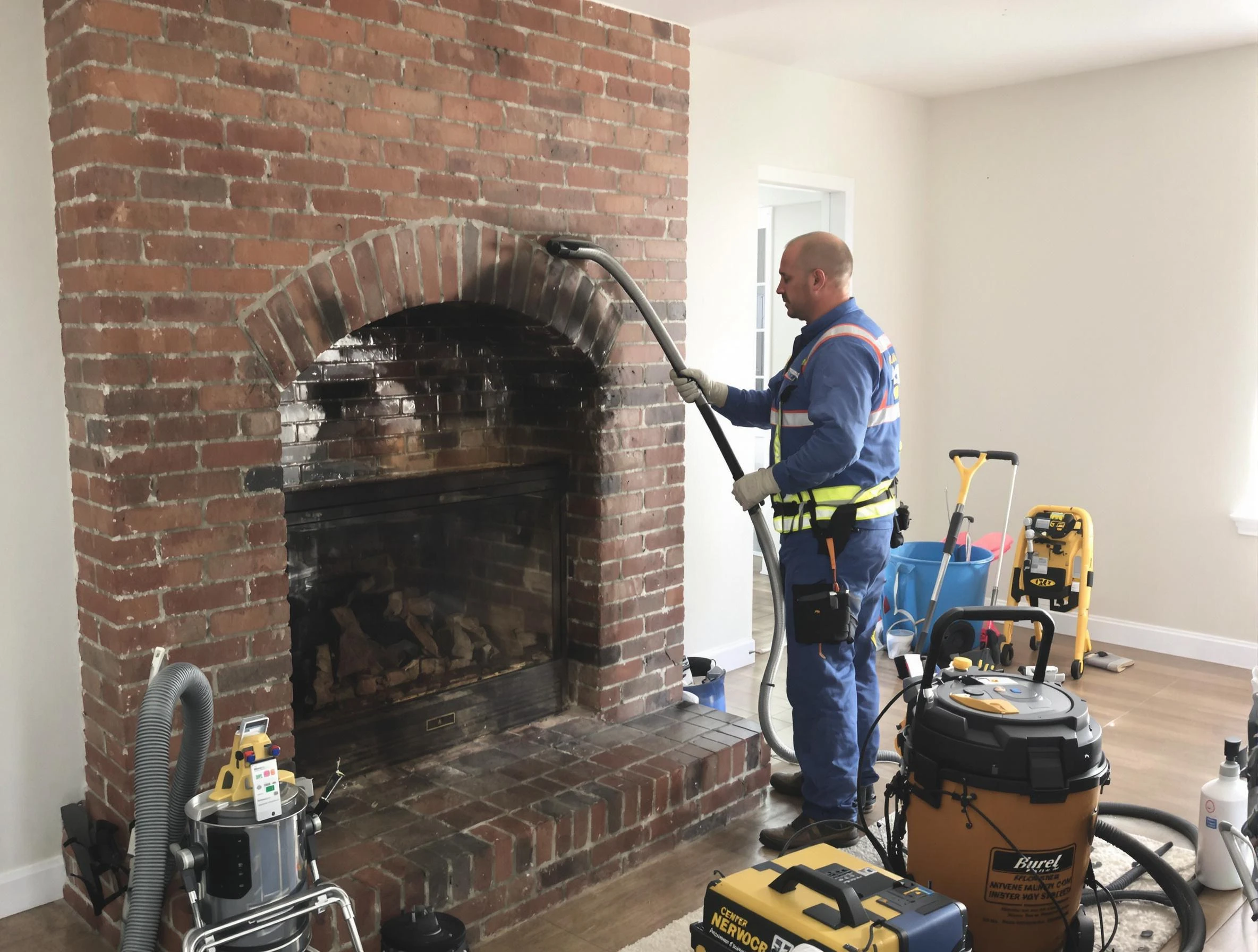 Braintree Chimney Sweep expert performing detailed chimney sweep in Braintree, MA