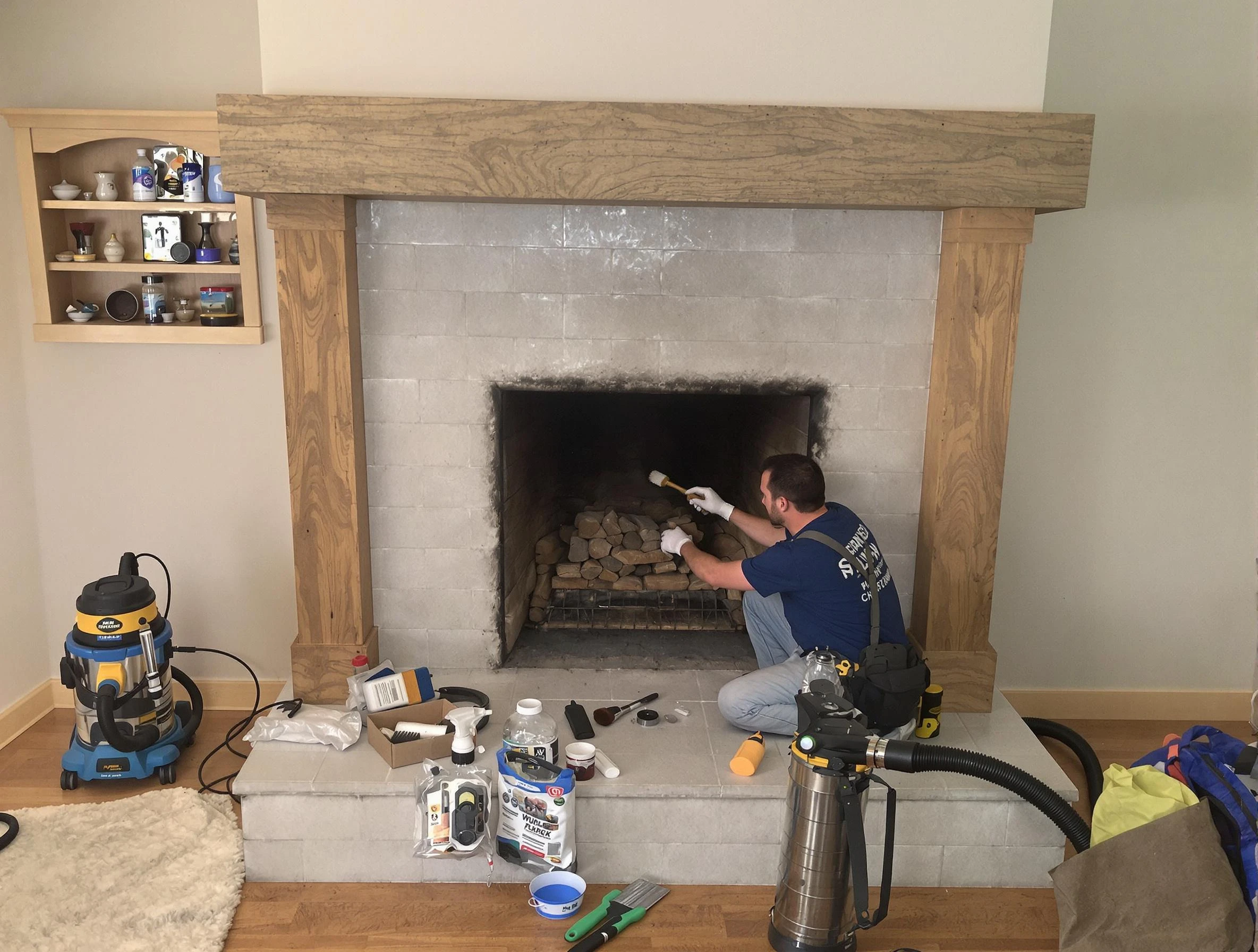 Detailed creosote removal process by Braintree Chimney Sweep in Braintree, MA