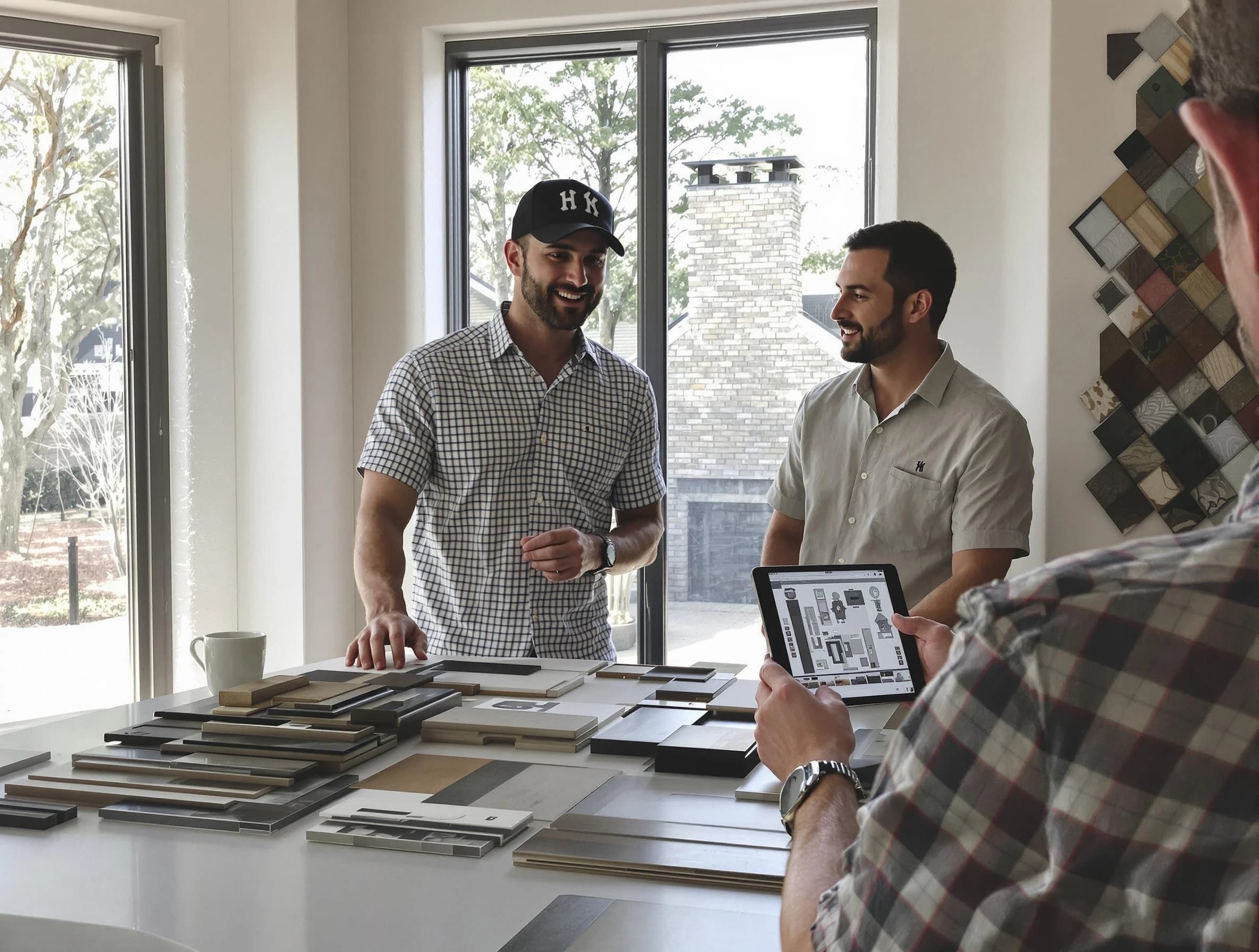Braintree Chimney Sweep remodeling a chimney and fireplace in Braintree, MA