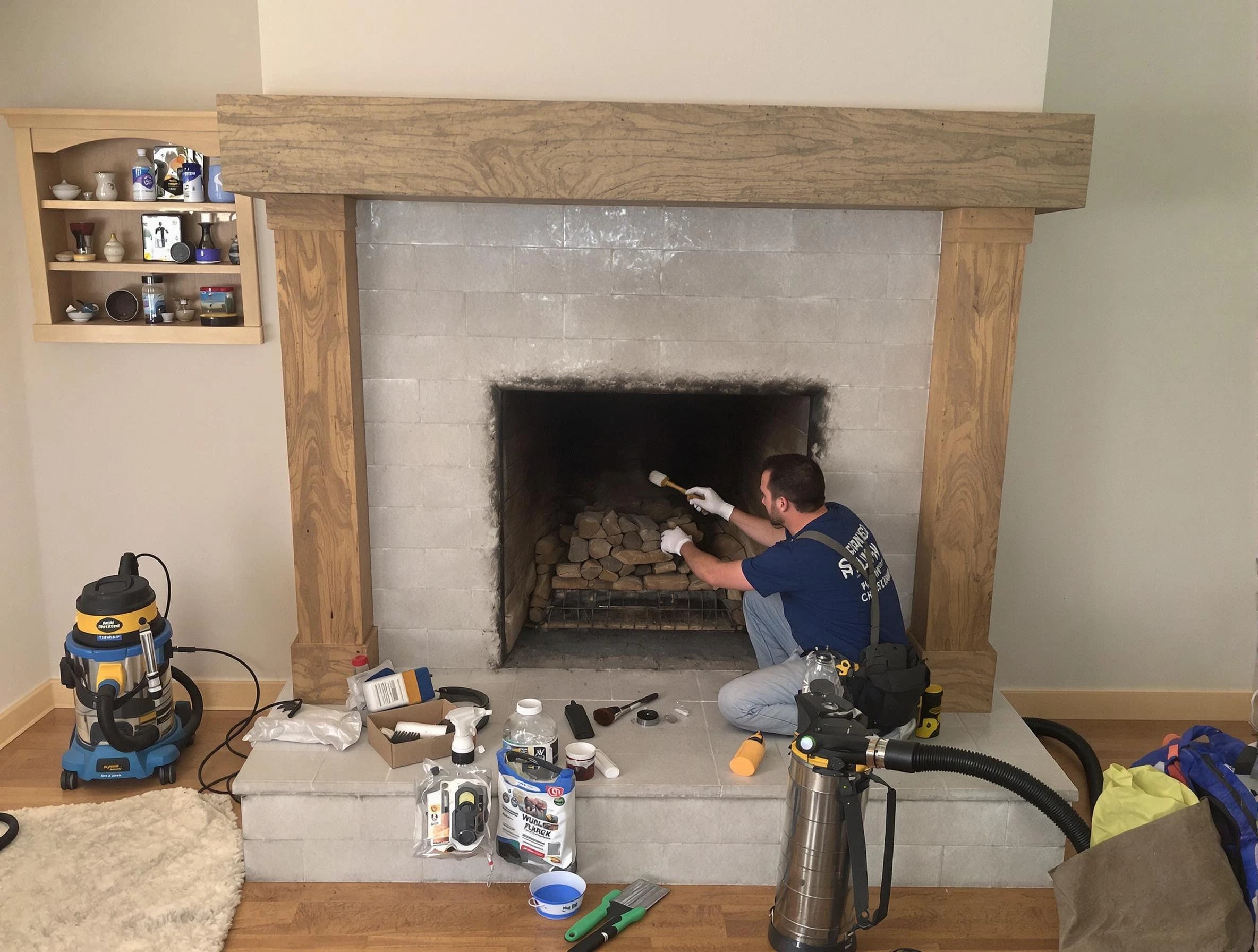 Detailed creosote removal process by Braintree Chimney Sweep in Braintree, MA