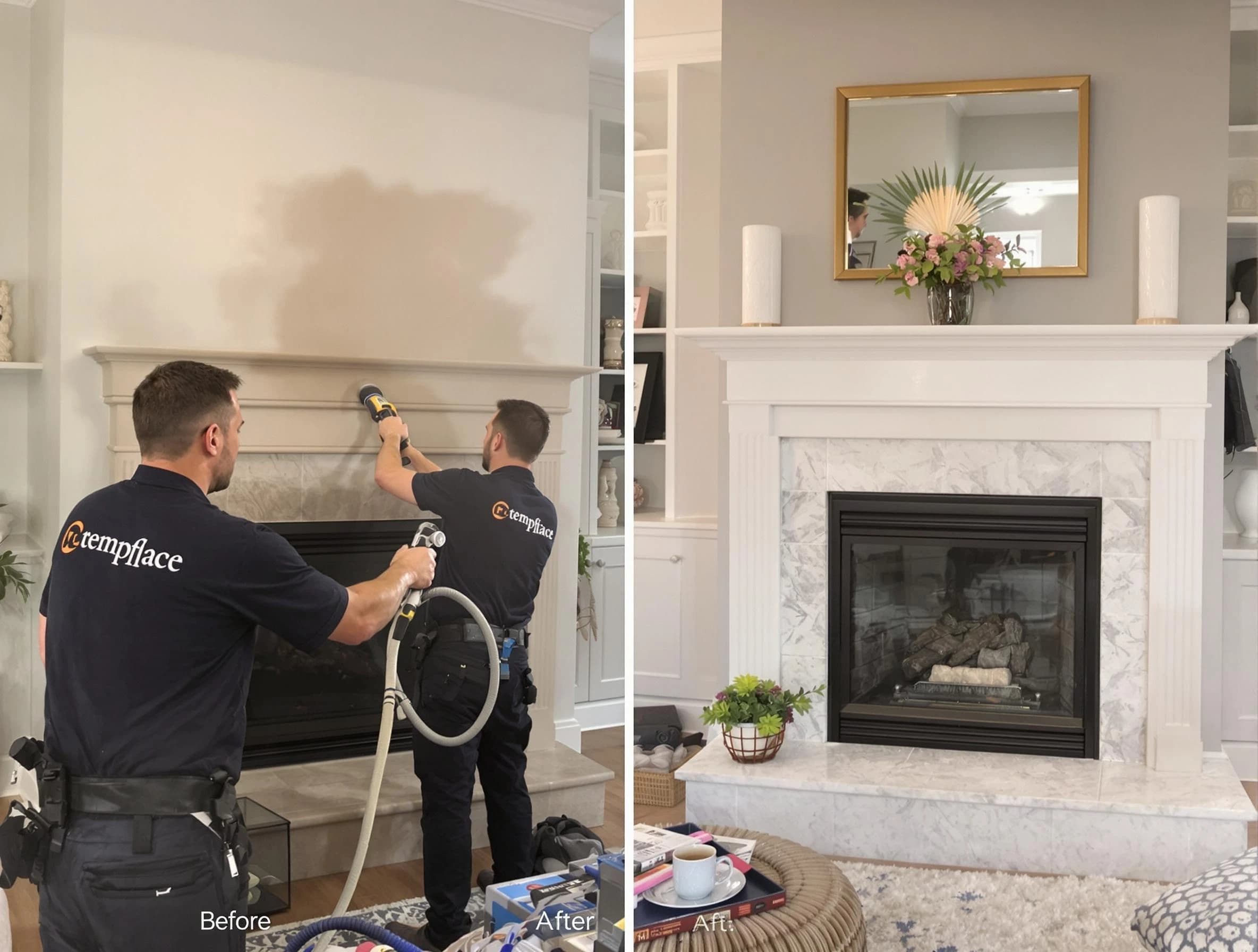 Professional soot removal by Braintree Chimney Sweep team in Braintree, MA